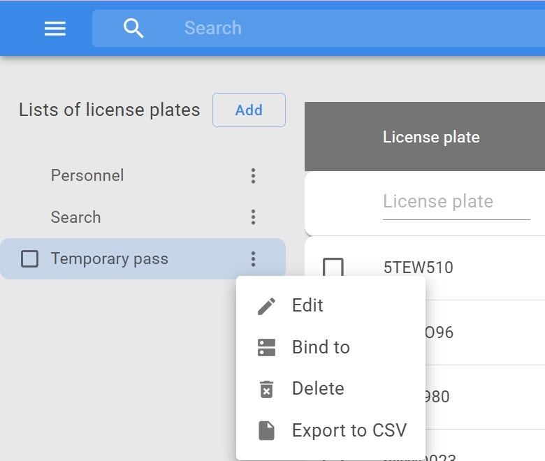 AxxonNet > Create, edit, and delete a list of license plates > 3.jpg