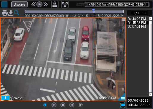 Axxon PSIM 2.0 (english) > Search for video by date and time of creation > 1.jpg
